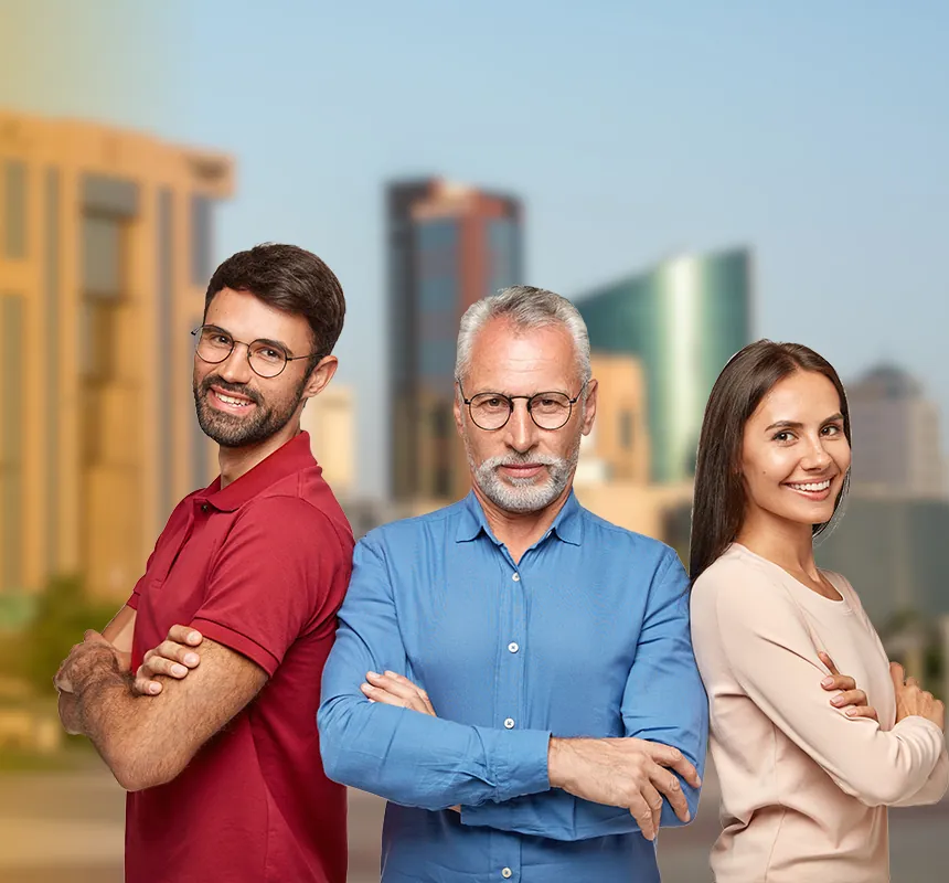 Família empresária: pai e filhos lado a lado